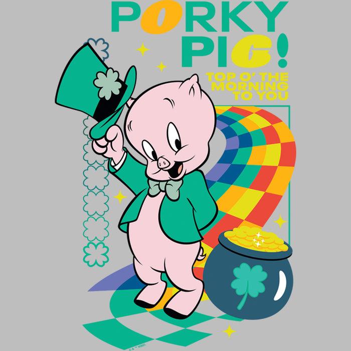 Fifth Sun Girl's Looney Tunes Porky Top O’ The Morning To You T-Shirt