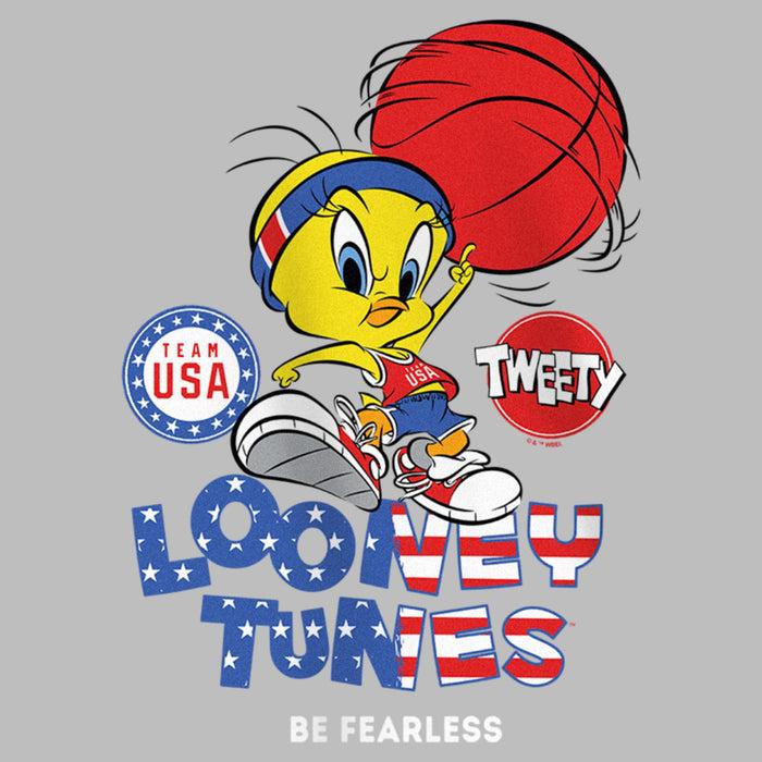 Fifth Sun Girl's Looney Tunes Tweety Be Fearless T-Shirt