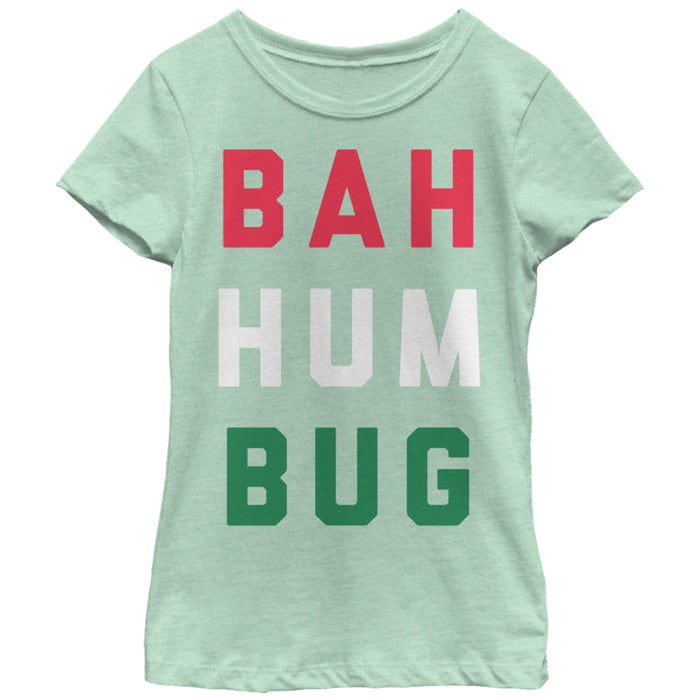fifth sun Girl's Lost Gods Christmas Bah Humbug T-Shirt