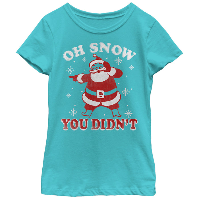 fifth sun Girl's Lost Gods Christmas Snow You Didn't T-Shirt