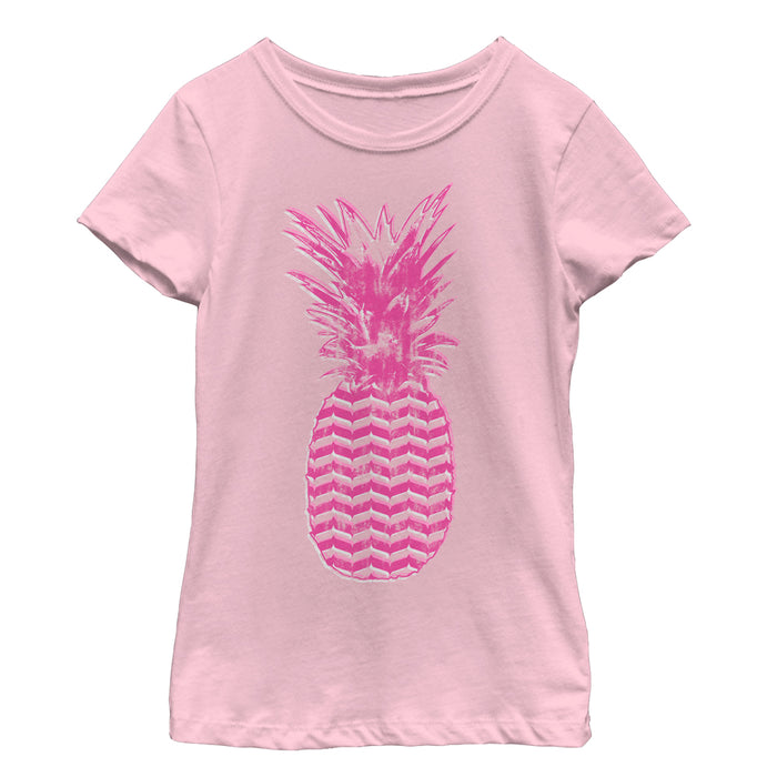fifth sun Girl's Lost Gods Geometric Print Pineapple T-Shirt