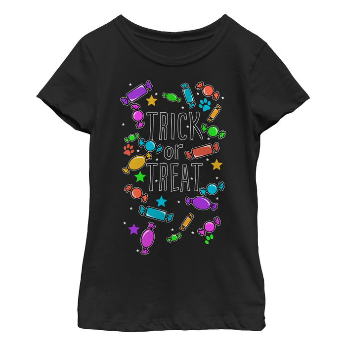 fifth sun Girl's Lost Gods Halloween Candy Explosion T-Shirt