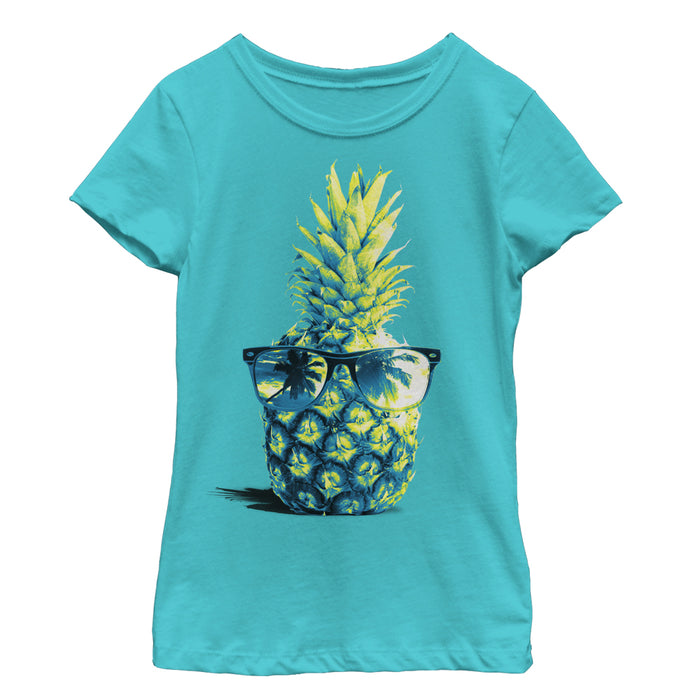 fifth sun Girl's Lost Gods Pineapple Sunglasses T-Shirt