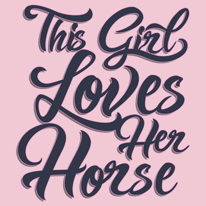 Fifth Sun Girl's Lost Gods This Girl Loves Her Horse T-Shirt
