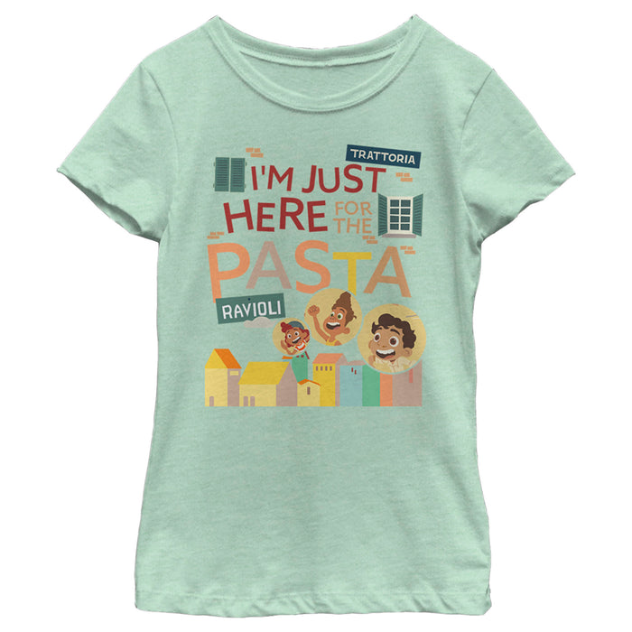 fifth sun Girl's Luca I'm Just Here for the Pasta T-Shirt