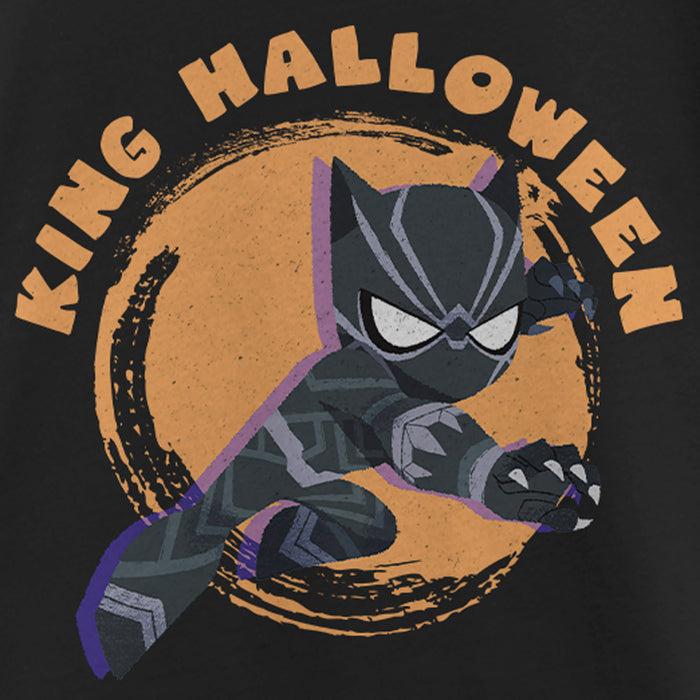 Fifth Sun Girl's Marvel Animated Black Panther King Halloween T-Shirt