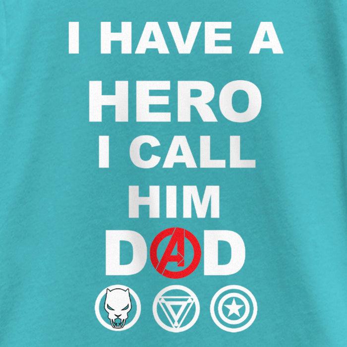 Fifth Sun Girl's Marvel Avengers I Have A Hero I Call Him Dad T-Shirt