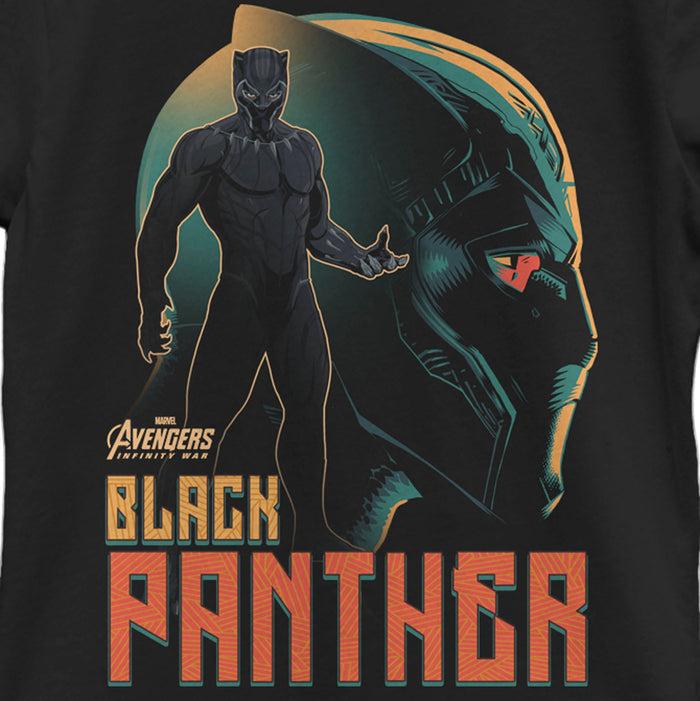 Fifth Sun Girl's Marvel Avengers: Infinity War Black Panther Portrait T-Shirt