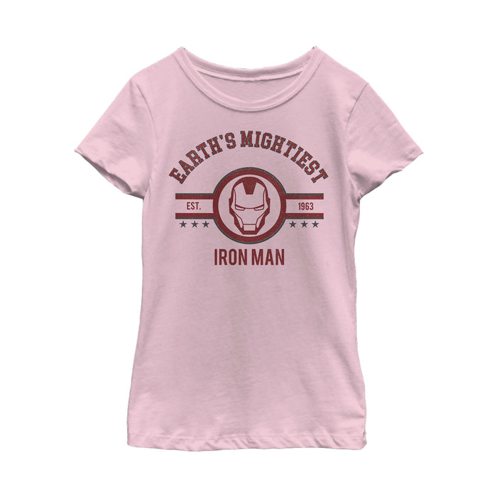 Fifth Sun Girl's Marvel Earth's Mightiest Iron Man T-Shirt