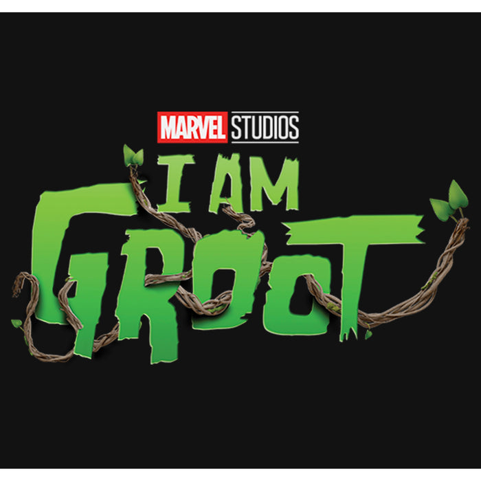 Fifth Sun Girl's Marvel: I Am Groot Nature Leaf Logo T-Shirt