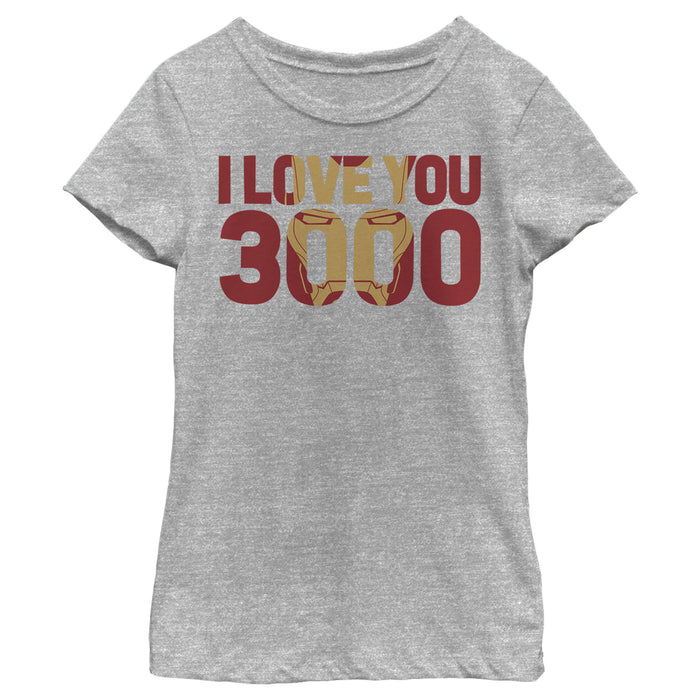 Fifth Sun Girl's Marvel Iron Man Forever Love 3000 T-Shirt