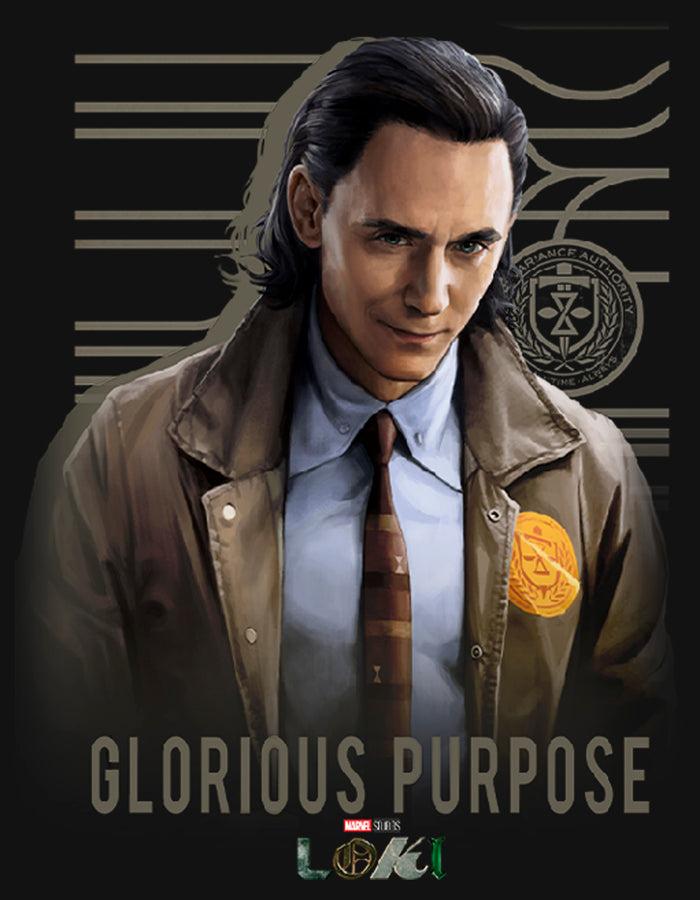 Fifth Sun Girl's Marvel Loki Glorious Purpose T-Shirt