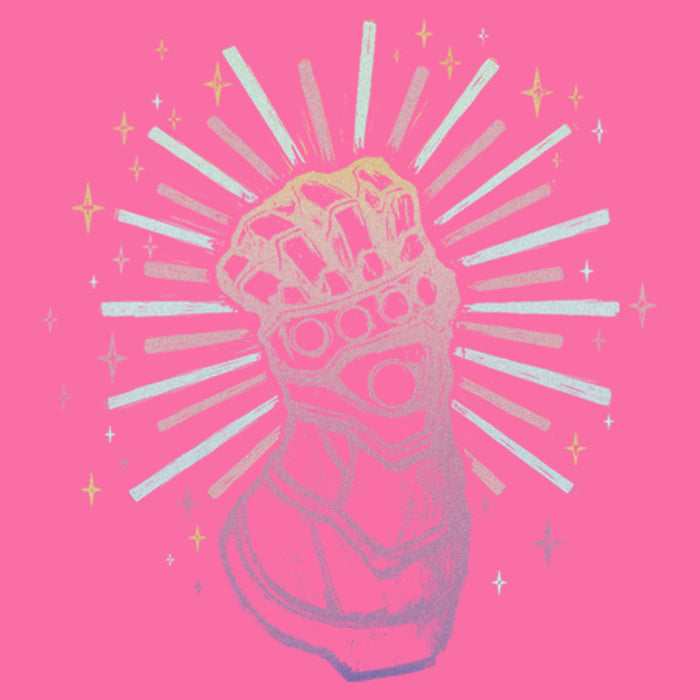 Fifth Sun Girl's Marvel Sparkling Infinity Gauntlet T-Shirt