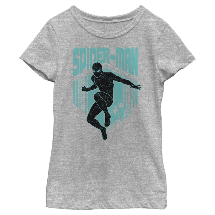 Fifth Sun Girl's Marvel Spider-Man: Far From Home Shadow Streak T-Shirt