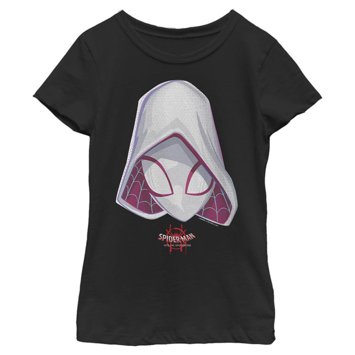 fifth sun Girl's Marvel Spider-Man: Into the Spider-Verse Spider-Gwen Hood T-Shirt