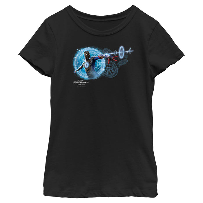 fifth sun Girl's Marvel Spider-Man: No Way Home Magic Web T-Shirt