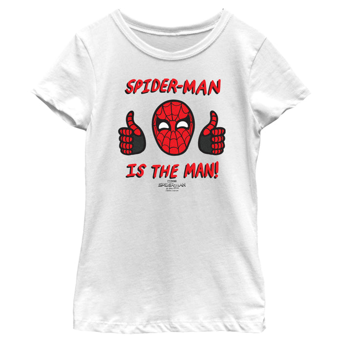 fifth sun Girl's Marvel Spider-Man: No Way Home The Man T-Shirt