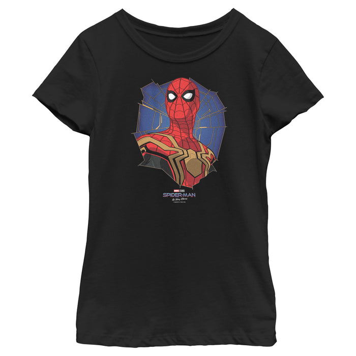 fifth sun Girl's Marvel Spider-Man: No Way Home Web of a Hero T-Shirt