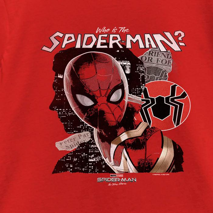 Fifth Sun Girl's Marvel Spider-Man: No Way Home Who Is The Spider-Man T-Shirt