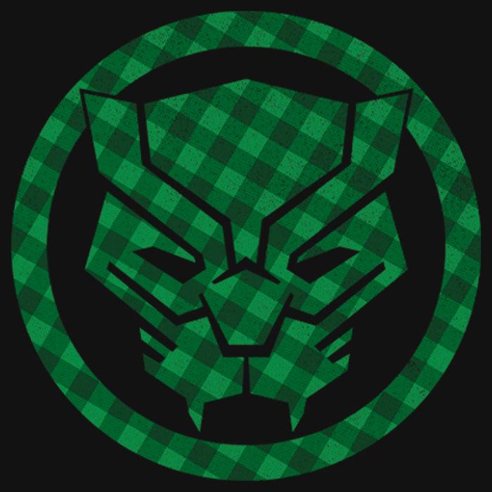 Fifth Sun Girl's Marvel St. Patrick's Day Lucky Black Panther Mask T-Shirt