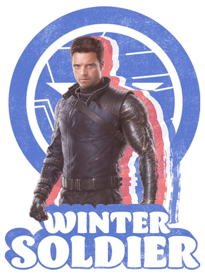 Fifth Sun Girl's Marvel The Falcon And The Winter Soldier Retro Bucky T-Shirt