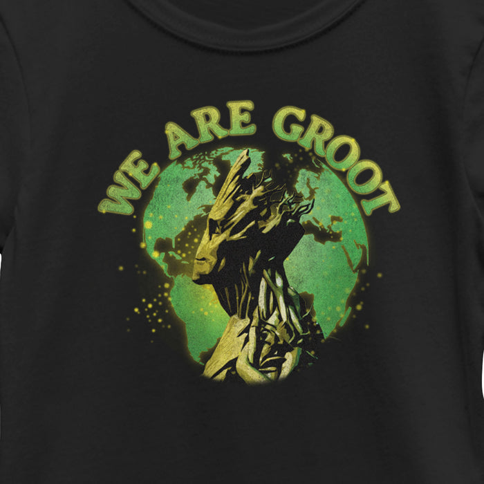 Fifth Sun Girl's Marvel We Are Groot Side Profile T-Shirt