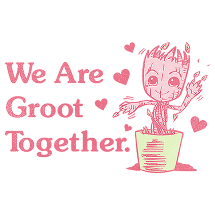 Fifth Sun Girl's Marvel We Are Groot Together T-Shirt