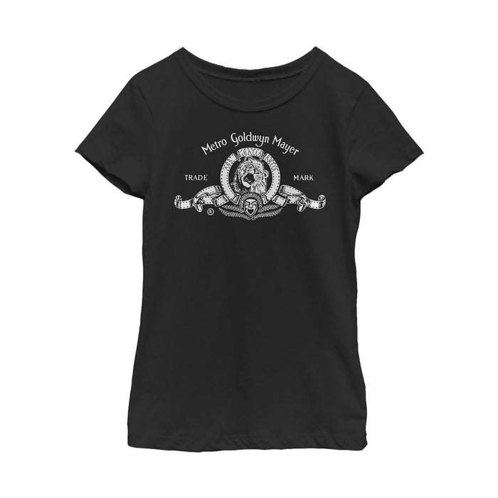 fifth sun Girl's MGM Studios Metrowyn Mayer Lion Logo T-Shirt