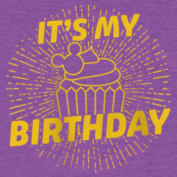 Fifth Sun Girl's Mickey & Friends Birthday Cupcake T-Shirt