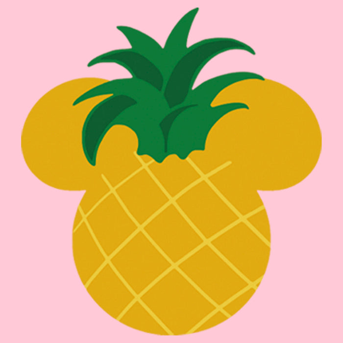 Fifth Sun Girl's Mickey & Friends Mickey Mouse Pineapple Silhouette T-Shirt