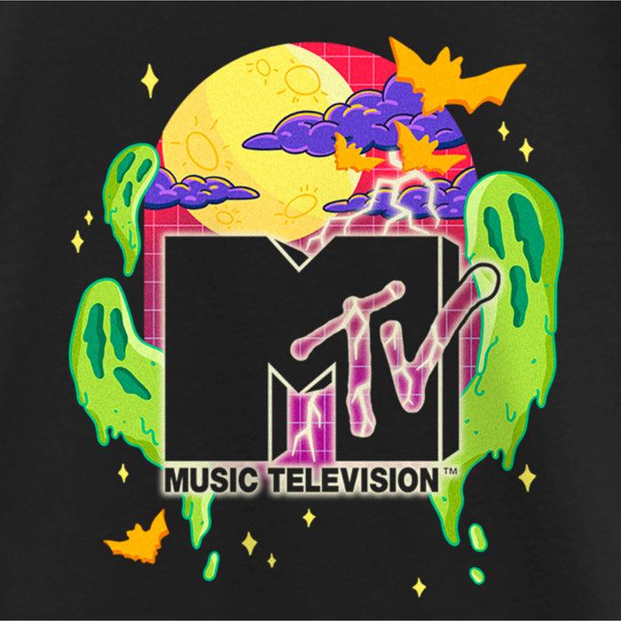 Fifth Sun Girl's MTV Colorful Halloween Logo T-Shirt