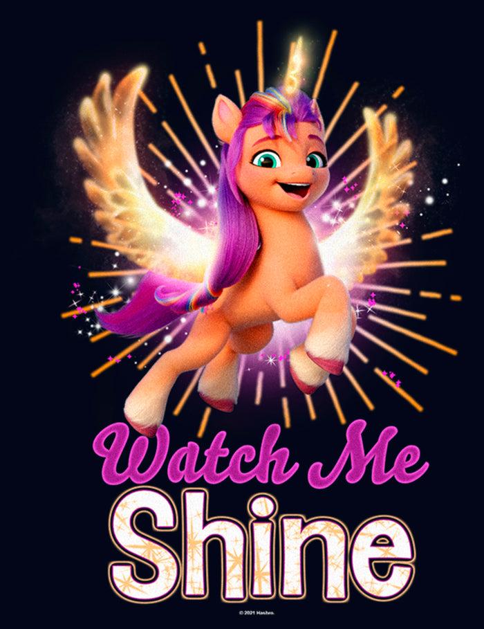 Fifth Sun Girl's My Little Pony: A New Generation Watch Me Shine T-Shirt