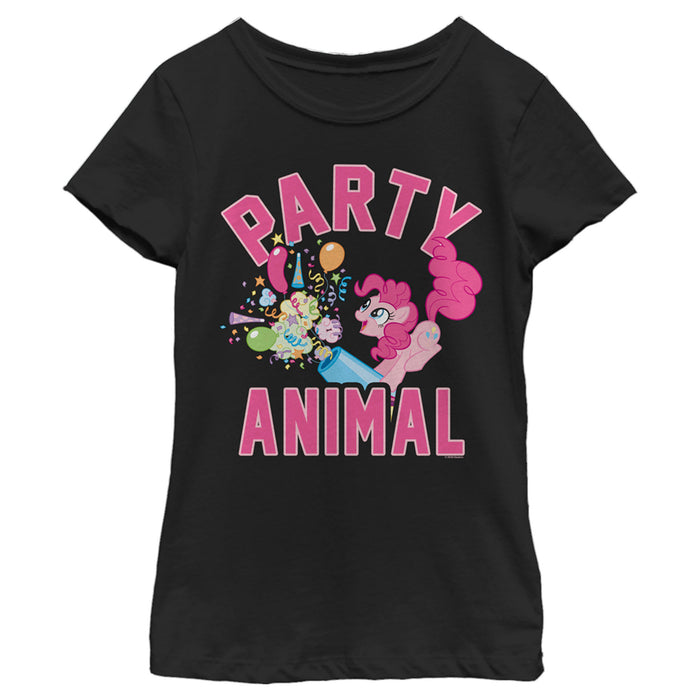 fifth sun Girl's My Little Pony: Friendship is Magic Pinkie Pie Party Animal T-Shirt