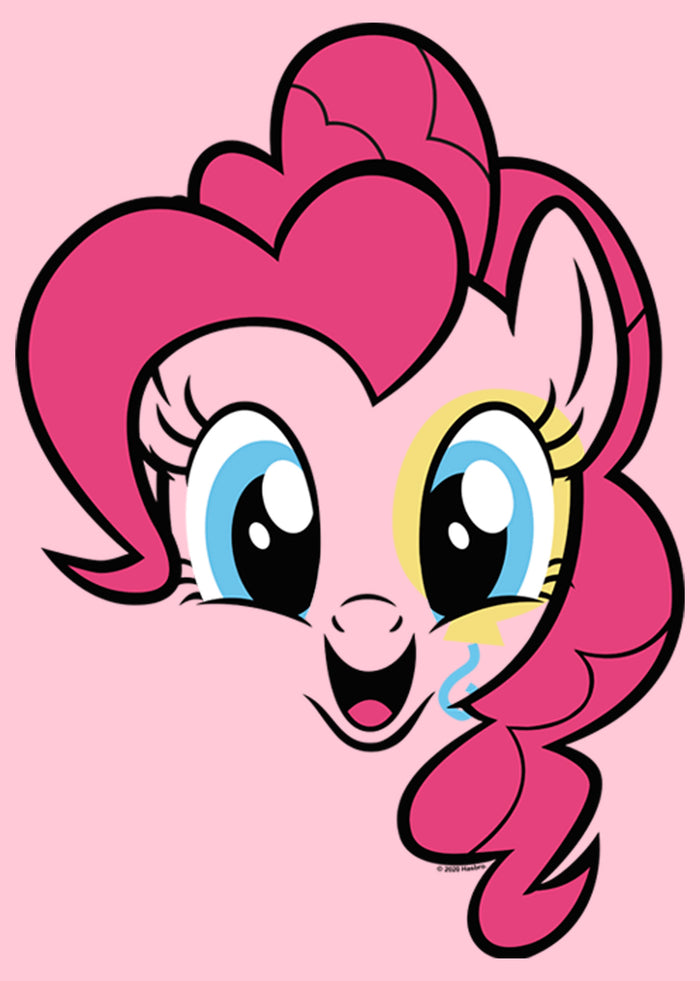 Fifth Sun Girl's My Little Pony Pinkie Pie Face T-Shirt