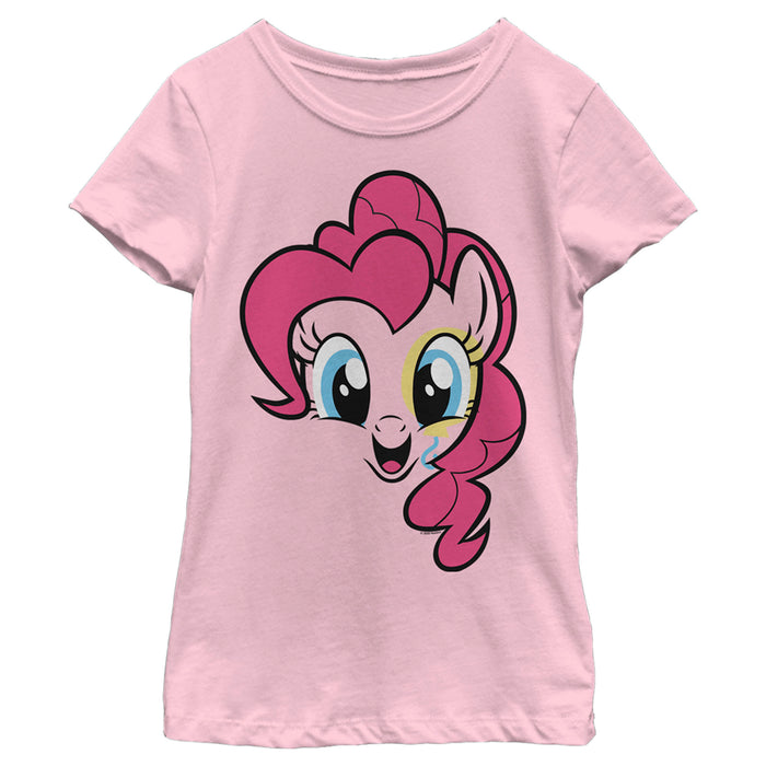 fifth sun Girl's My Little Pony Pinkie Pie Face T-Shirt
