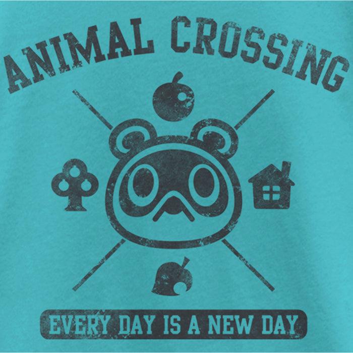 Fifth Sun Girl's Nintendo Animal Crossing Every Day Is A New Day T-Shirt