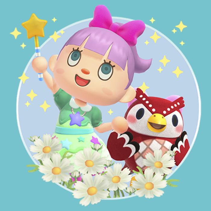 Fifth Sun Girl's Nintendo Animal Crossing New Horizons Flower Magic T-Shirt