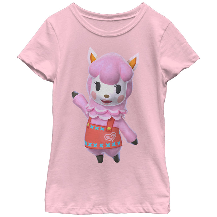 fifth sun Girl's Nintendo Animal Crossing Reese T-Shirt