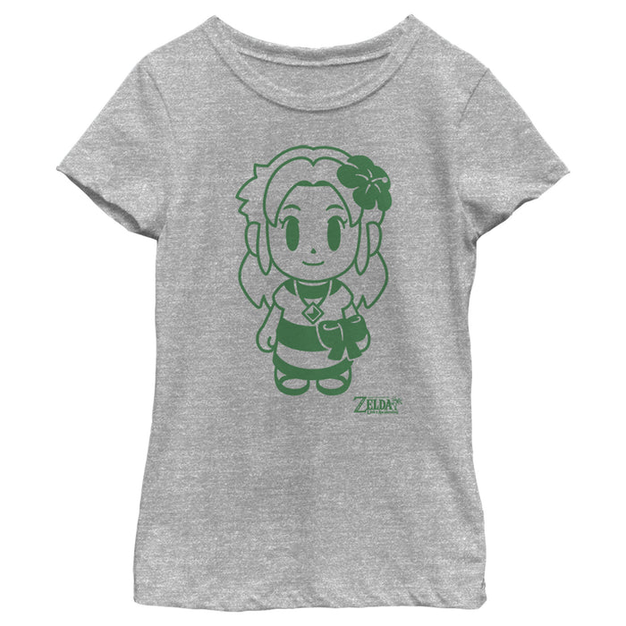 fifth sun Girl's Nintendo Legend of Zelda Link's Awakening Sleek Marin Avatar T-Shirt