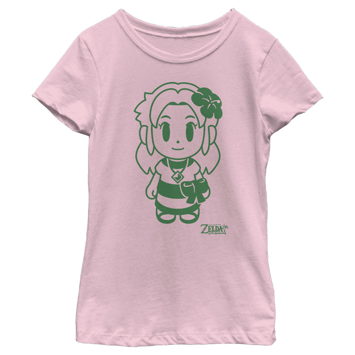 Fifth Sun Girl's Nintendo Legend Of Zelda Link's Awakening Sleek Marin Avatar T-Shirt