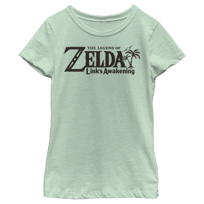 Fifth Sun Girl's Nintendo Legend Of Zelda Link's Awakening Switch Logo T-Shirt