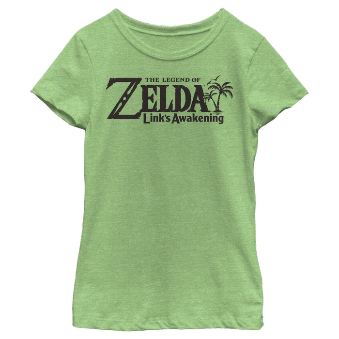 Fifth Sun Girl's Nintendo Legend Of Zelda Link's Awakening Switch Logo T-Shirt