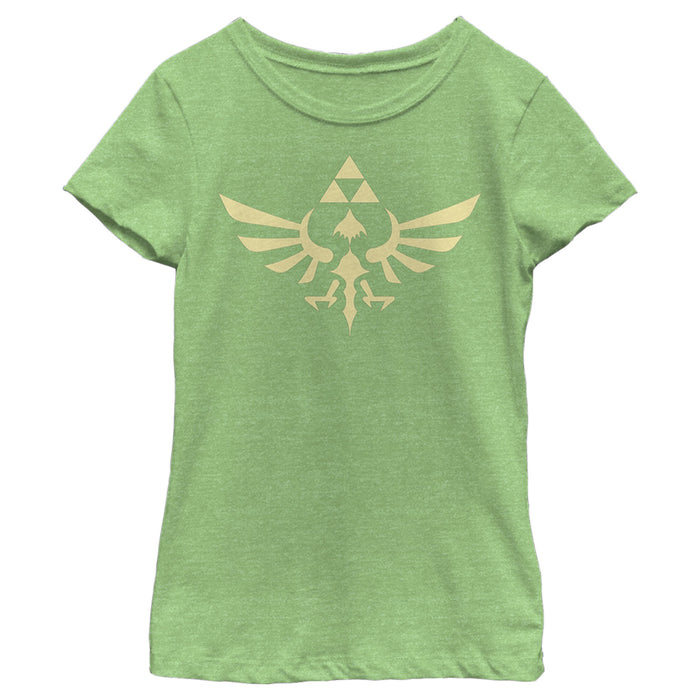 fifth sun Girl's Nintendo Legend of Zelda Triforce T-Shirt