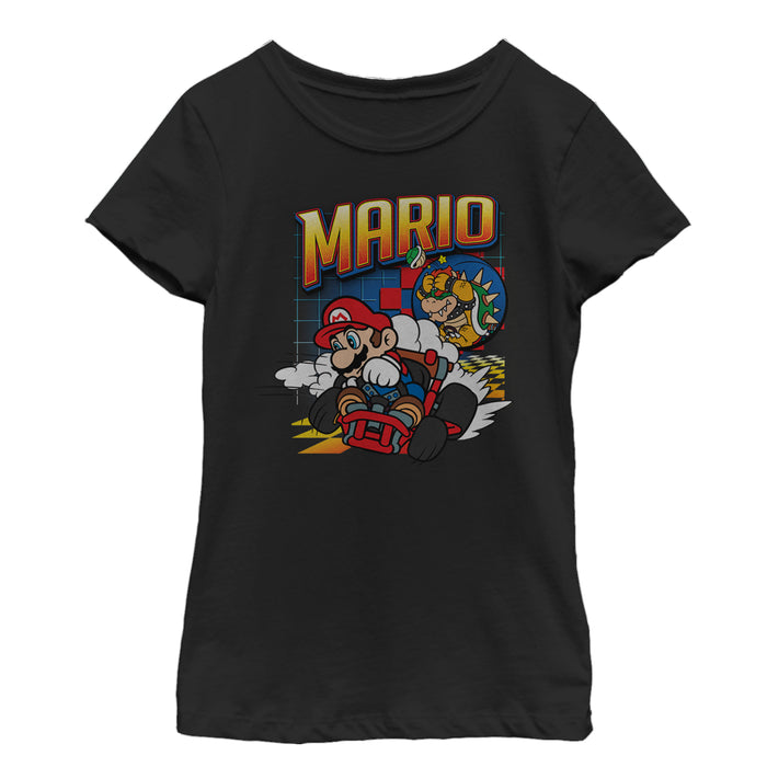 fifth sun Girl's Nintendo Mario Kart Winner T-Shirt