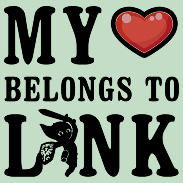 Fifth Sun Girl's Nintendo My Heart Belongs To Link T-Shirt