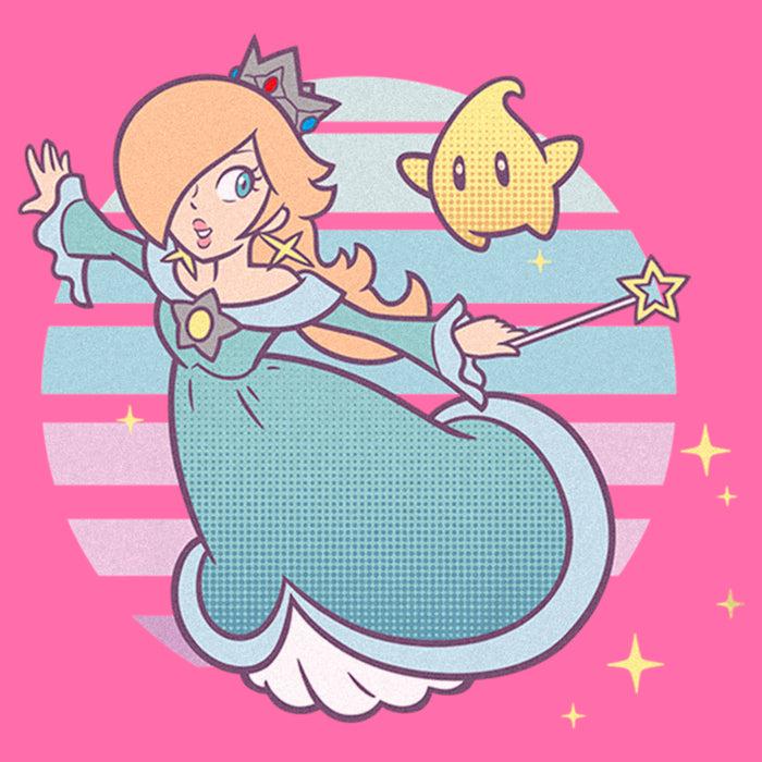 Fifth Sun Girl's Nintendo Super Mario Bros Rosalina And Luma T-Shirt