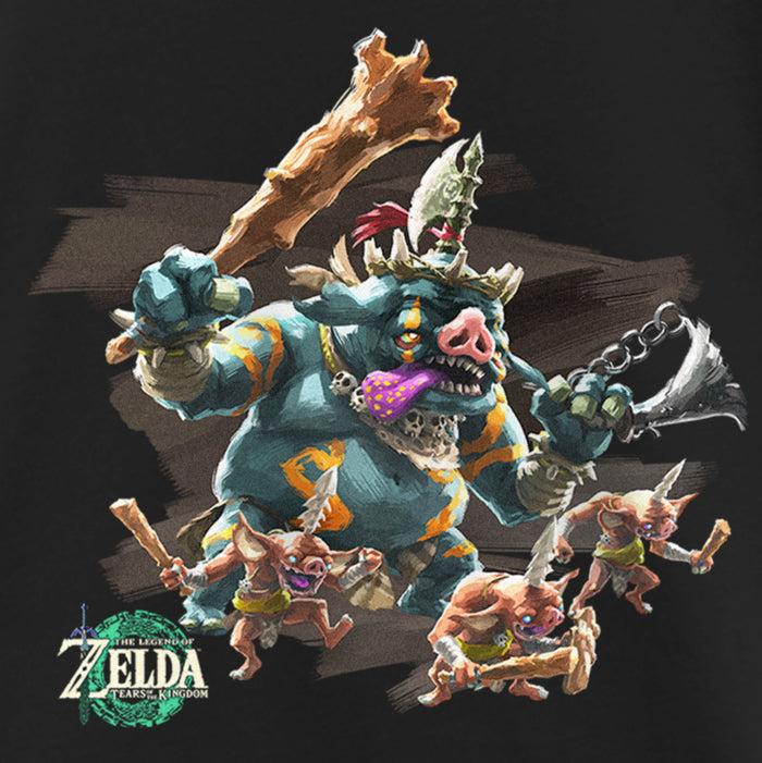 Fifth Sun Girl's Nintendo The Legend Of Zelda: Tears Of The Kingdom Blin Tribe Portrait T-Shirt