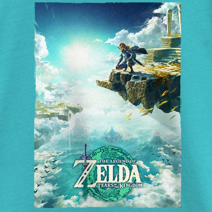 Fifth Sun Girl's Nintendo The Legend Of Zelda: Tears Of The Kingdom Game Poster T-Shirt