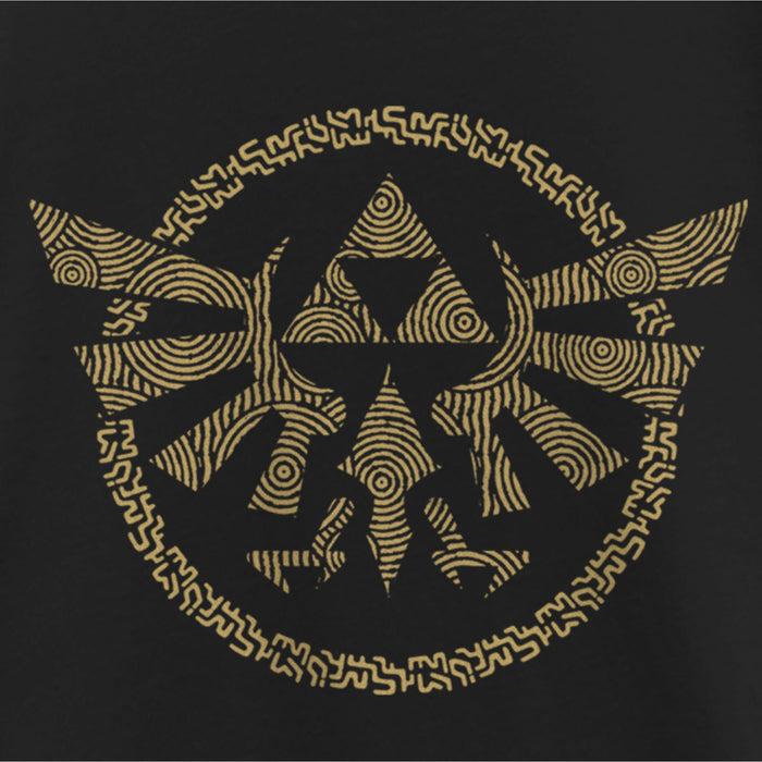 Fifth Sun Girl's Nintendo The Legend Of Zelda: Tears Of The Kingdom Gold Hyrule Crest T-Shirt