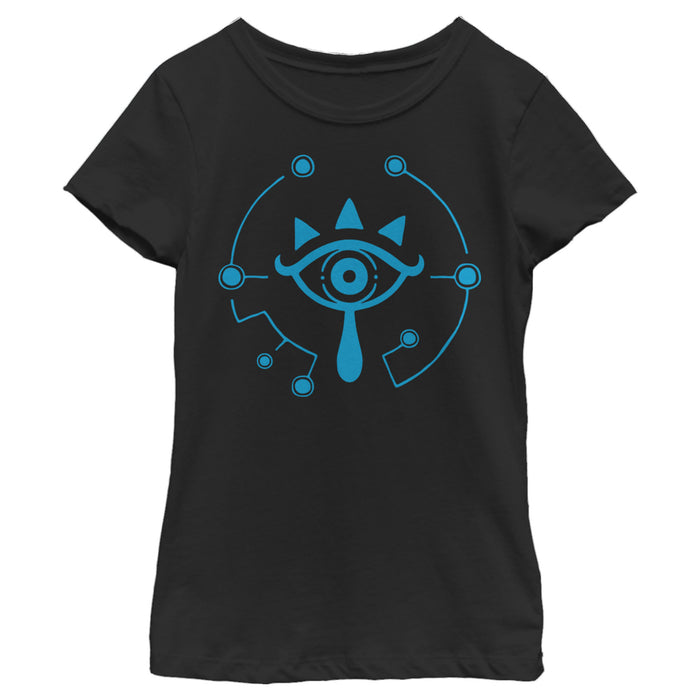 fifth sun Girl's Nintendo Zelda Breath of the Wild Eye T-Shirt